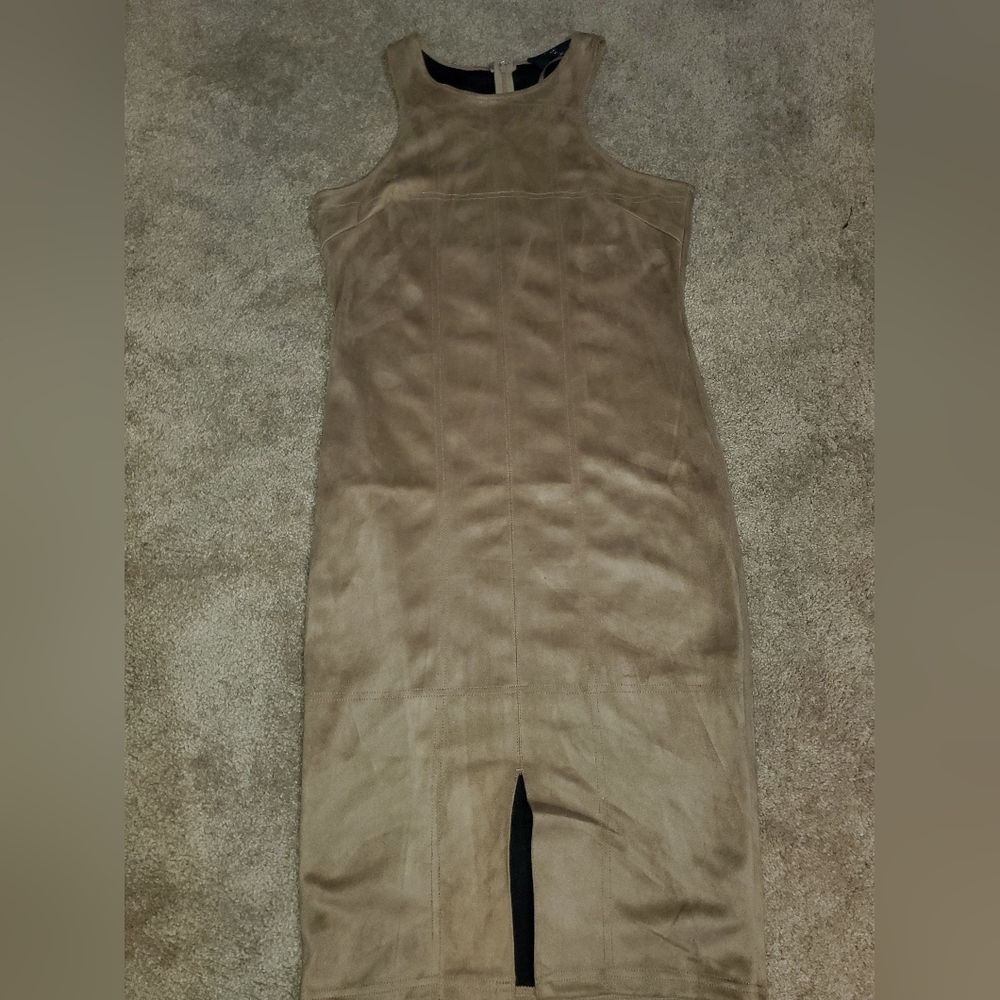 AX Armani Exchange Elegant Tan Sleeveless Dress 14